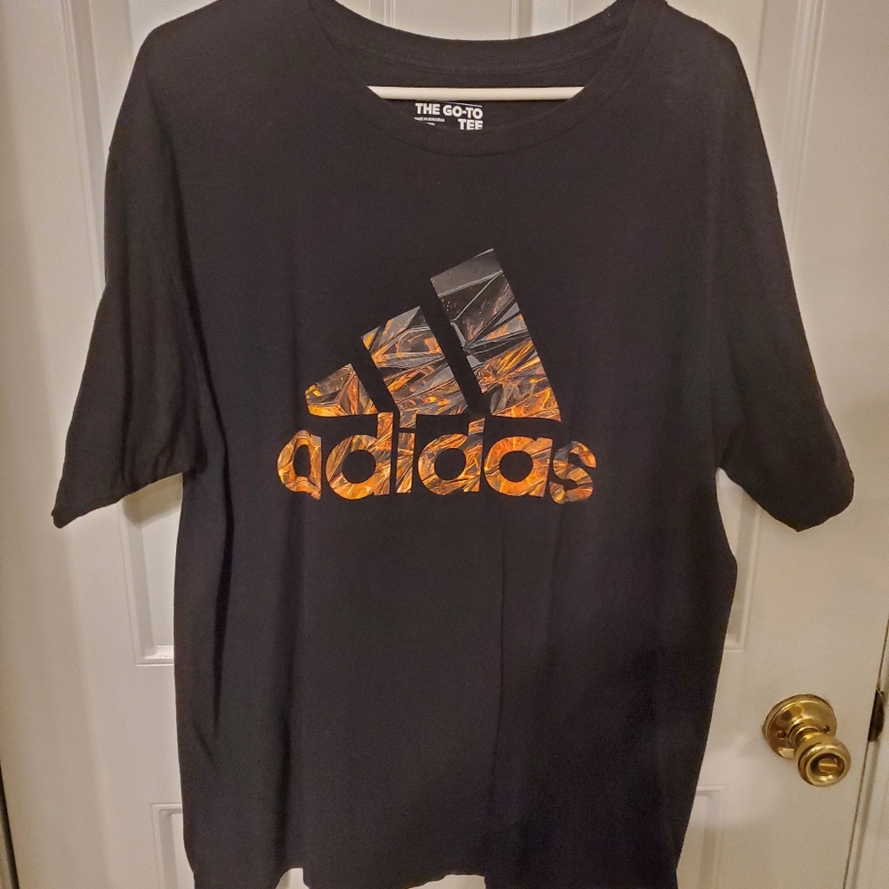 Black Adidas graphic tee